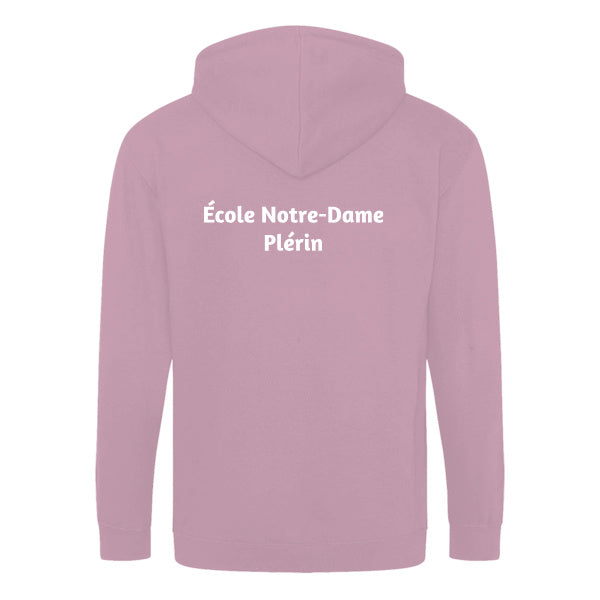 Sweat à capuche zippé - Notre-Dame de Plérin