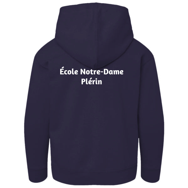 Sweat à capuche zippé - Notre-Dame de Plérin