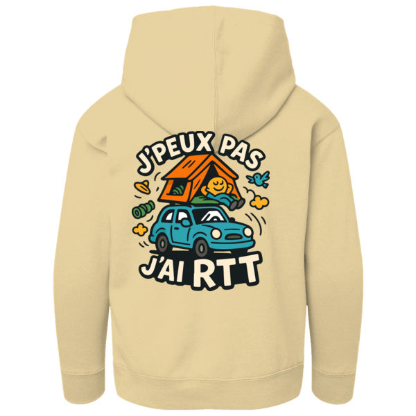 Sweat à capuche enfant - J'peux pas j'ai RTT