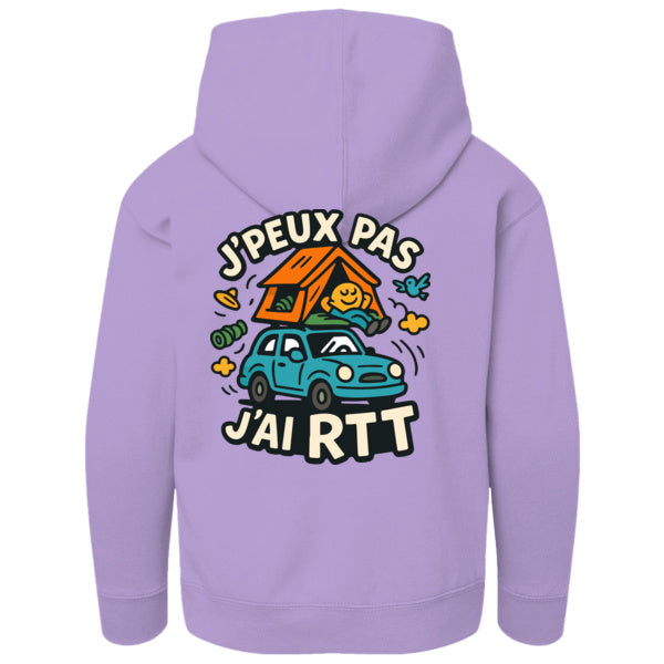 Sweat à capuche enfant - J'peux pas j'ai RTT